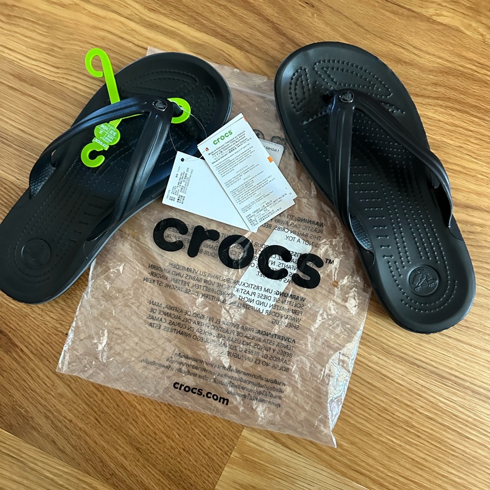 CROCS Classic Black Sandals